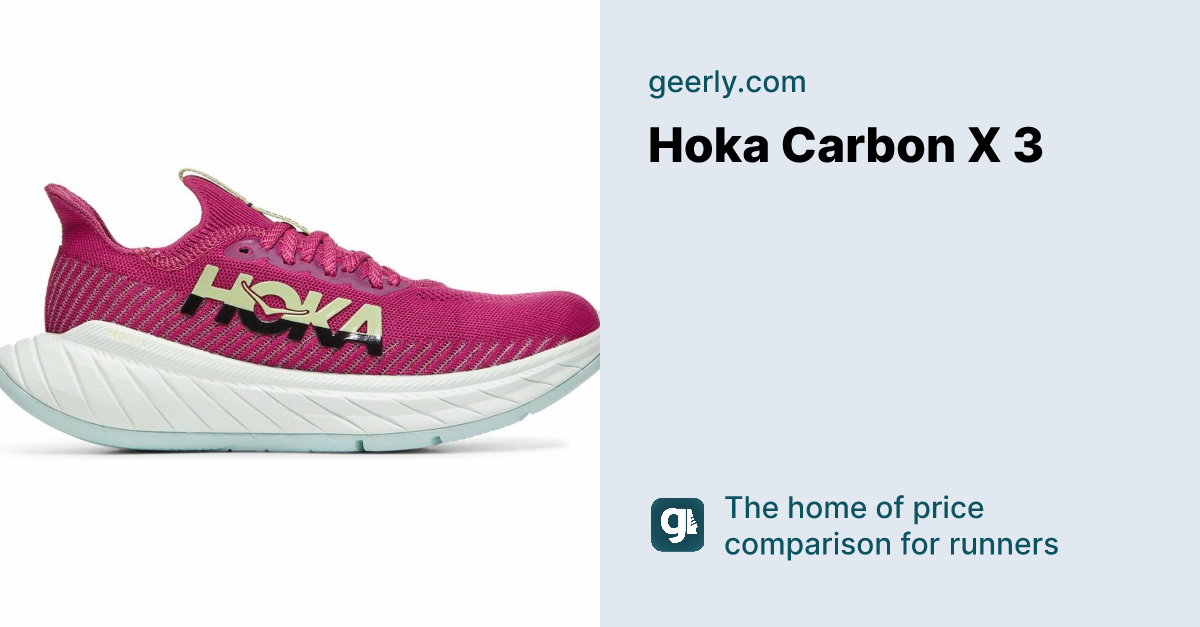 Hoka Carbon X 3 - men's & women's running shoe | Impartial reviews & price comparison | geerly ð