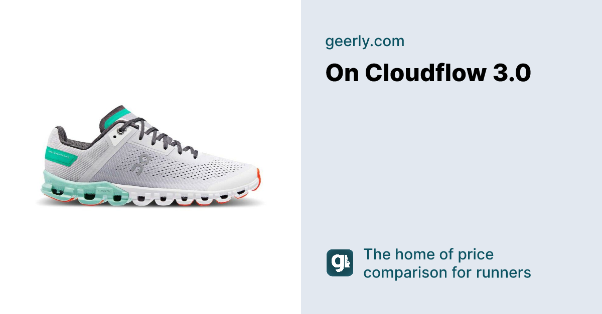 On Cloudflow men's women's running shoe Impartial